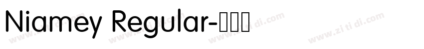 Niamey Regular字体转换 Niamey Regular字体转换
